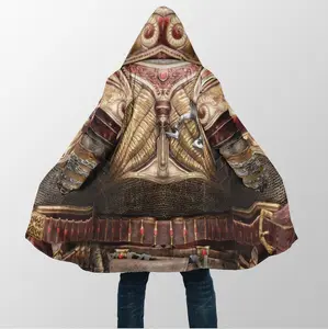 God Of War Ragnarok Kratos Ares Dream Cloak Coat, Game God Of War Men's Women's Hooded coat, Fleece Jackets Coats, Gift For Men And Women