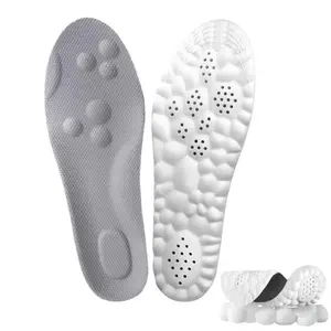 【Super Soft】Foot Fatigue Saver! - 4D Air Cloud Tech Insole - Ultra-Soft, Superior Comfort Foot Inserts, 4D Athletic Shoe Insoles, Acupressure Massage Insoles for All-Day Foot Support Footwear Foam