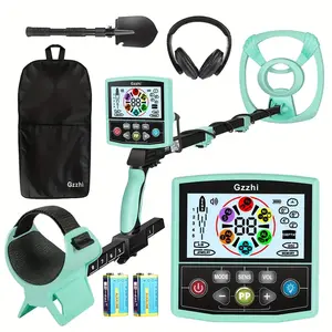 Professional Outdoor Metal Detector Underground Depth Scanner Gold Detector Treasure Belt Foldable Sand Shovel And Detector Headset Accessories (batteries Not Included)