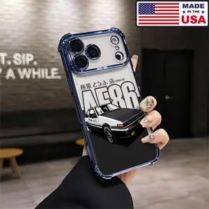 Initial D AE86 Fujiwara Tofu Shop Aesthetic Design Pattern Casing For iPhone 17 16 15 14 13 12 Samsung 22 23 24 25 Plus Pro Max Ultra Soft Silicon TPU Shockproof Protector Vintage Unique Fashion Mobile Phone Case