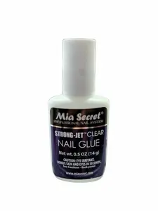 Mia Secret Strong Jet Nail Glue, 14g - High-Quality Care Adhesive for Glue Nails Extension, Secure Multi-Purpose Hold
