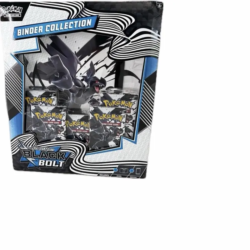 Black Bolt Blinder Official TCG Collectible Cards 5-Pack Sealed Booster Box, Near Mint, for 14 and Older Scarlet & Pokemon