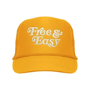 Free & Easy Embroidered Trucker Hat