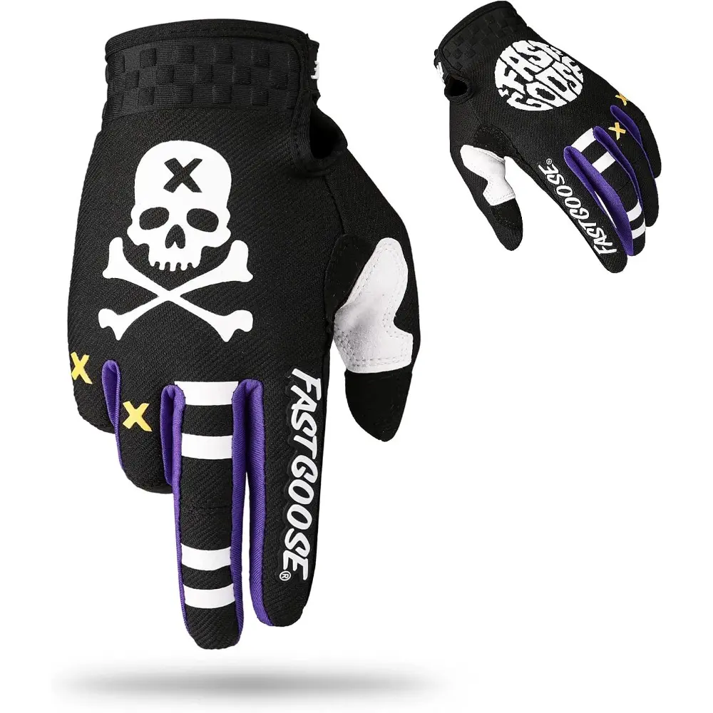 Dirtbike Gloves - Motorcycle Accessories for Motocross, ATV Off-Road Racing and Cycling