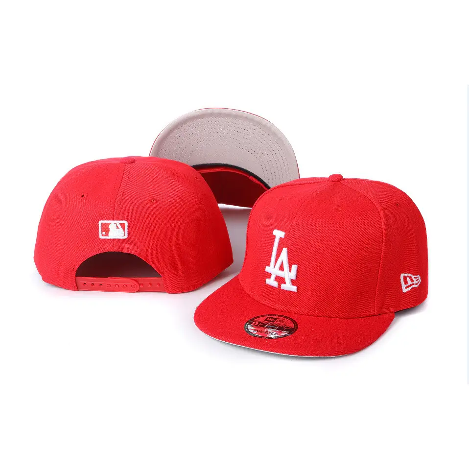 Unisex Embroidered Snapback Hat Adjustable Flat Brim Baseball Cap