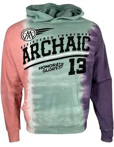 Archaic By Affliction Unisex Oversized Boxy Pullover Hoodie Blackburn