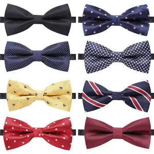 8PCS Adjustable Pre-tied Bow Ties - Men Boys for Father's day ,Thanksgiving,Christmas,Birthday, Wedding Party Ldeal Gift - Home Improvement.