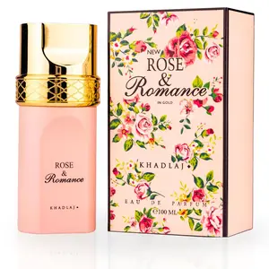Rose & Romance Gold EDP Spray 100ML (3.4 OZ) By Khadlaj | Experience The Allure Of This Floral Enchantment.
