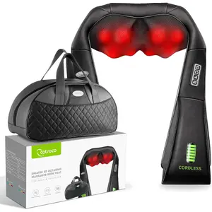 Cordless Neck and Shoulder Massager with Heat, Cotsoco Wireless Shiatsu Neck Massager, Deep Tissue Kneading Back Massager, Comfort Gift for Women & Men