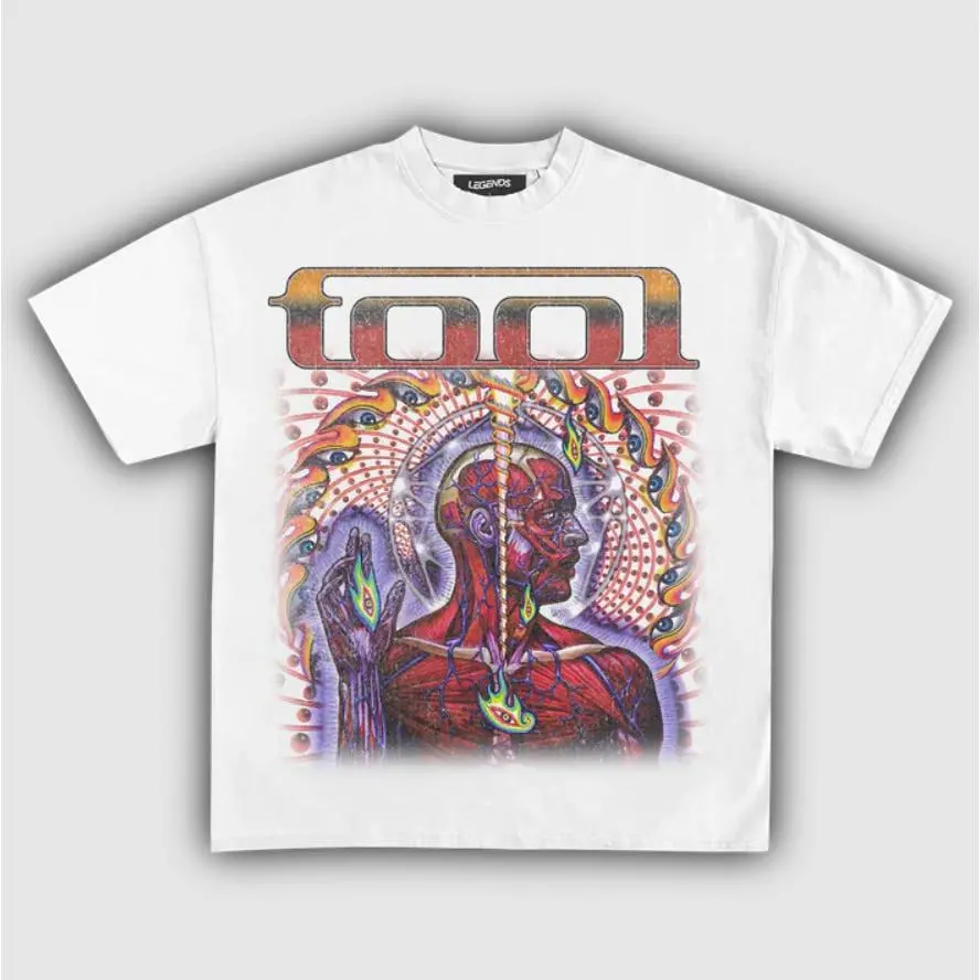 TOOL LATERALUS VINTAGE TEE T-Shirt, Music Merch Rap Tee Y2K Streetwear, Grunge Oversized Graphic Tee