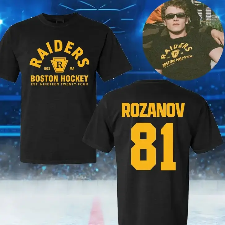 Ilya Rozanov #81-Boston Raiders Shirt, Hudson Williams Connor Storrie TShirt, Heated Rivalry Inspired Tee, Ilya Rozanov Shane Hollander Shirt