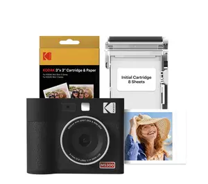 KODAK Mini Shot 3 ERA 4PASS 2-in-1 Instant Camera and Photo Printer (Camera + Initial 8 Sheets + 30 Sheets)