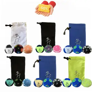 2026 New Arrival Hot Hacky Sack Footbag Set | 3 Pcs Hacky Sacks with Zipper Storage Pouch, Non-Slip Heavy-Duty Footbags for All Skill Levels, Portable Outdoor Family Leisure Toys