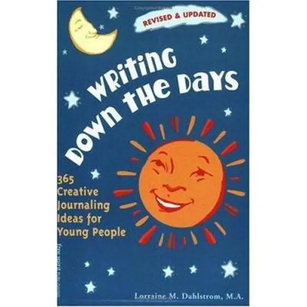Used Daily Guided Journal Workbook - Writing Down the Days: 365 Creative Journaling Ideas for Young People (Revised and Updated) by Lorraine M. Dahlstrom (Paperback, Used Good Cond.) - English, for Home School & Classroom Use