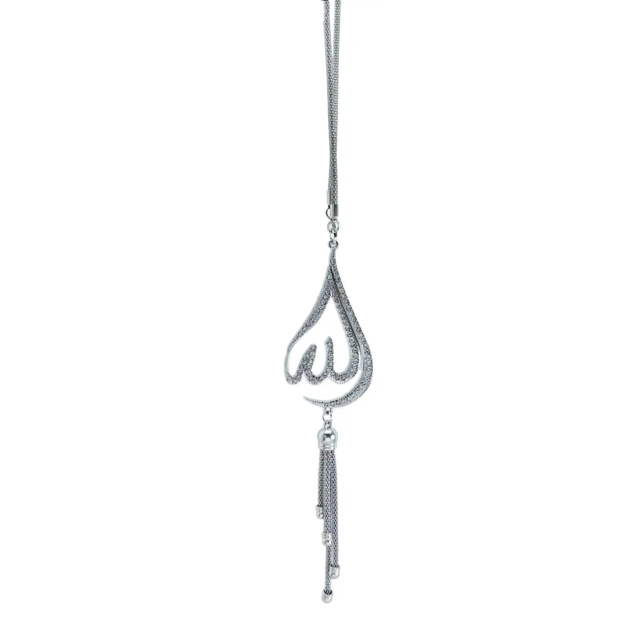 Single Metal Car Hanging Islamic Style Muslim Exclusive rhinestone-inlaid "Allah" design Gift Item, Unique Decorative Accessory for Cars, Car Hanging Decoration, Car Trinkets, Car Hanging Ornament, Car Hanger Ornament, Car Ornaments