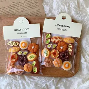 Fridge Magnets Set - 24 Mini Bread-Themed Magnet Cute Magnetic Refrigerator Accessories Small Decorative Kitchen Magnets for Notes, Photos and Organization Refrigerator Decorating Magnet