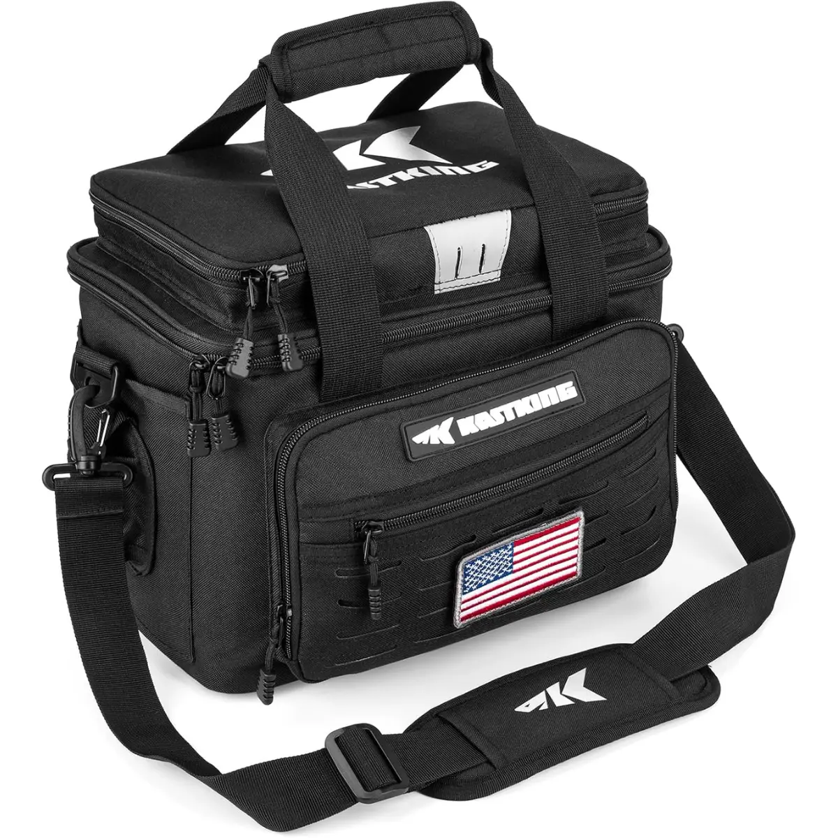 KastKing Fishing Tackle Utility Backpack - 20L Oxford Fabric, Water Resistant, Mesh Pocket, Padded Strap for Saltwater & Freshwater Gear Storage (Large/Med)