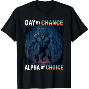 Pride Wolf T Shirt Celebrate Identity With Unique Gay By Chance Alpha By Choice Design