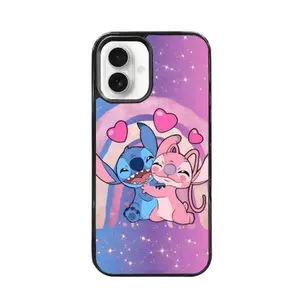 Disney Stitch Couple Phone Case Iconic Look for Couples Fun Practical Protects Your Phone Show Your Love for Stitch Perfect for Stitch Lovers
