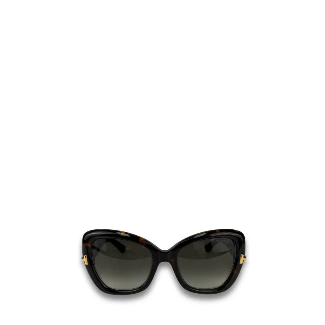 Pre-owned Tom Ford Exaggerated Cateye Sunglasses