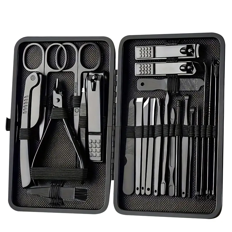 8/15/24pcs Nail Clippers Kit, Ultra Sharp Sturdy Fingernail Cutters, Professional Nail Clippers Pedicure Care Tools, Toenail Clipper Cutters for Men and Women Nail Trimmer, Personal Care Tools, Travel Nail Care Tools Kit, Gifts for Men Women