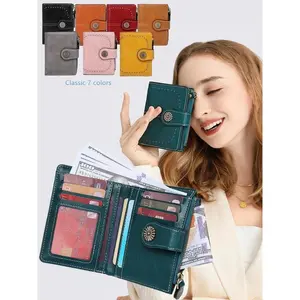 Women's Fashion Hollow Out Design Flower Decor Short Wallet, Casual Versatile Zipper Coin Card Purse, Multi-functional Zero Wallet for Daily Used, Fashionable Card Holder, Card Covers, Card Organizer Protector