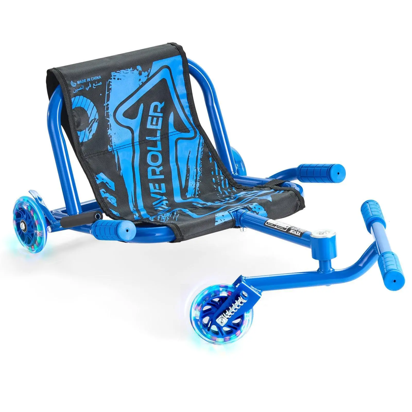 【SummerFinds】Ride on Scooter 132 lbs Powered by Zig-Zag Motion Drift Cart for Kids Ages 4+