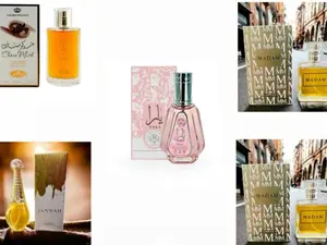 5 pack bundle of Al rehab choco musk 50ml, yara 50ml, jannah 25ml, 2 madam 25ml