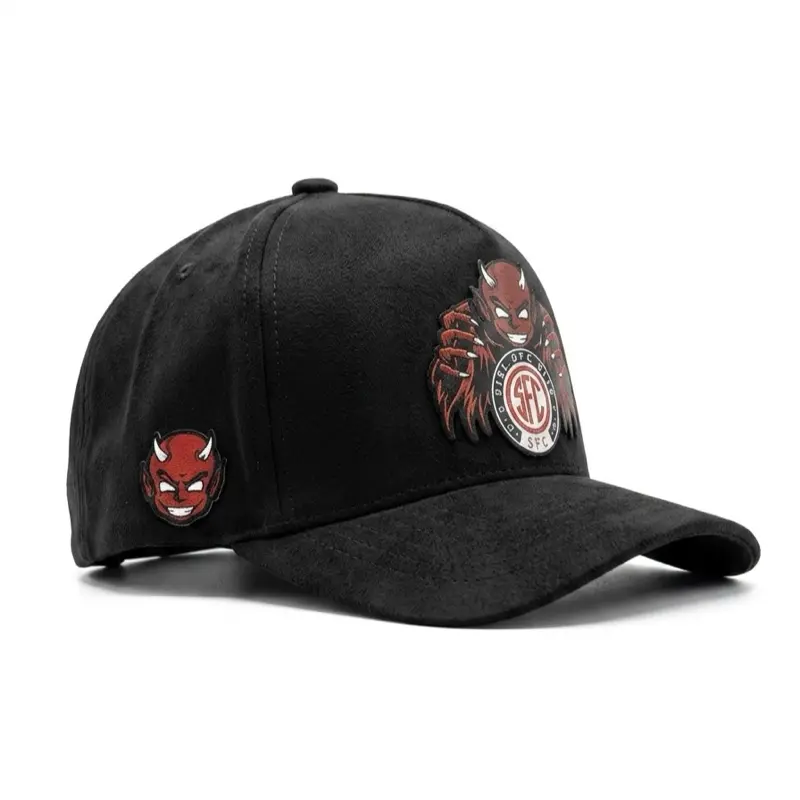 Diablos Rojos Toluca Devil Premium Black Snapback Cap
