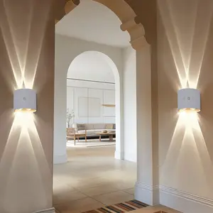 USB Rechargeable Motion Sensor Night Light, Touch Control, Adjustable 3 Color LED Step Lamp, Wall Mounted Wireless LED Night Light, Atmosphere Light, LED Mood Light