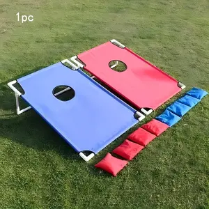 Portable Sandbag Toss Game Set, Bean Bag, Foldable Design, Durable Material, Includes 6 & Sandbags, Ideal for Outdoor Parties & Camping