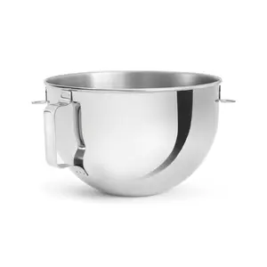 KitchenAid 5.5-Quart Polished Stainless Steel Bowl w/ Handle | Fits Select for KitchenAid Bowl-Lift Stand Mixers