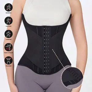 Women's Waist Cincher Adjustable Shapewear, Abdominal Slimming Belt, U-Shaped Chest Gatherer, Dual-Layer Compression, Ideal for Sports Fitness