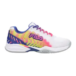 Fila Womens Volley Zone Pbf Pickleball Pickleball Sneakers Shoes - White Fila Womens Volley Zone Pbf Pickleball Pickleball Sneakers Shoes - White