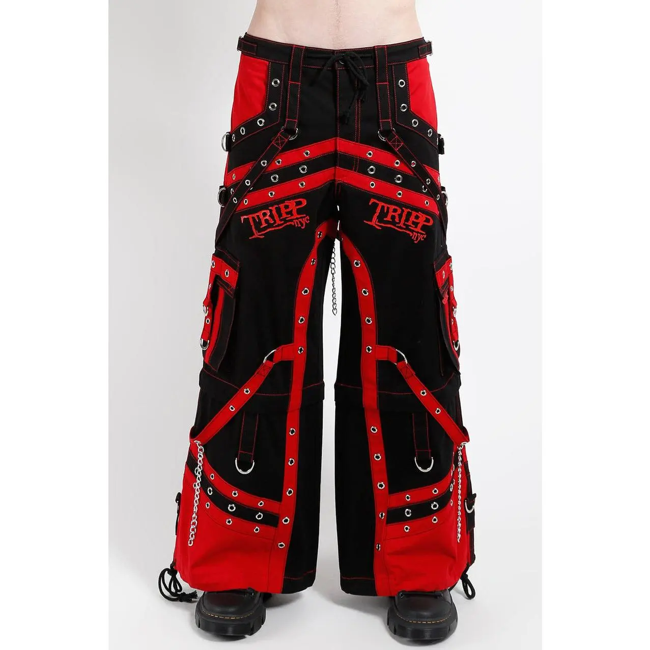 Tripp NYC Off Track Pants [Black/Red]