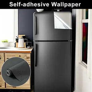 Thickened Self-Adhesive Kitchen Wallpaper Roll, Cabinet Door Countertop Color Change Sticker, Easy Peel-And-Stick Renovation Material