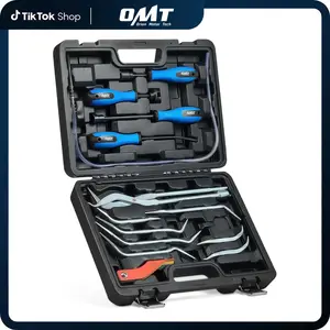 Orion Motor Tech 15 Piece Drum Brake Tool Kit, Brake Drum Tool Kit with Brake Spring Compressors Brake Spring Pliers Drum Brake Adjustment Tool Brake Spring Remover and Installer Brake Lining Gauge, Limited Time Deal #TikTokShopStockUp