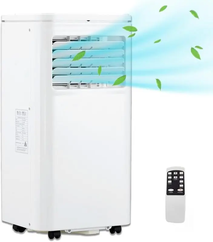 Gaomon 10,000 BTU Portable Inverter Window Type Aircon - Quiet Portable AC for 450 Sq. Ft. Large Rooms, 3 Modes (Cooling Included), Remote Control, ABS Shell, Complete Install Kit, Energy-Saving Household Appliance