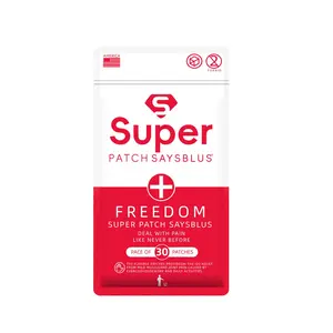The Super Patch Company Freedom Patch | 30 Count | VTT 2.0 Fast Acting Comfort | Hypo-Allergenic Muscle & Joint Recovery Patches
