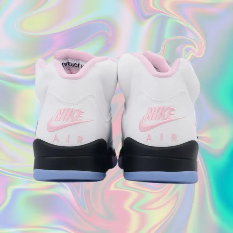 Off White Light Pink Black Ice Blue Smooth Grain Leather Grid Mesh High Top Basketball Shoes Clear Ice Blue Non-Slip Layer Rubber Thick Sole Gender Neutral Soft Vintage American Street Sneakers