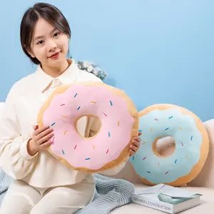 1 Pc donut shaped pillow, suitable for use as a pillow and lumbar support, perfect for home decoration
