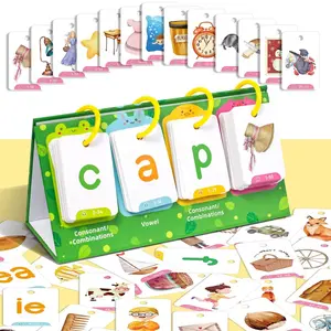 129 Pcs Visual Word Education Cards, Early Learning Sight Words Flashcards, Parent-Child Interactive Educational Toys for Kids