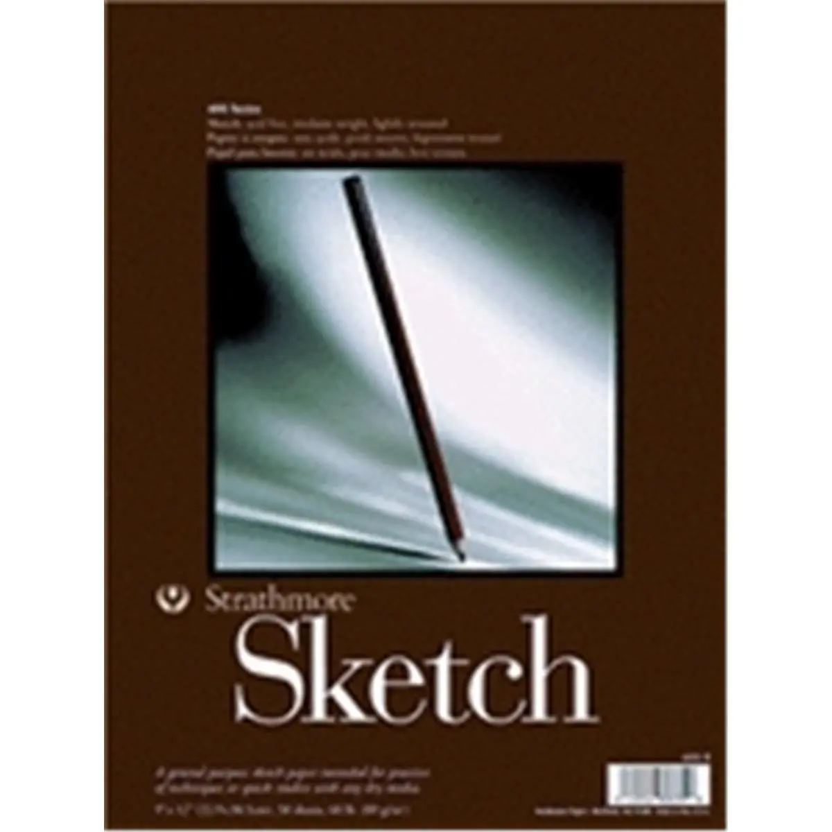 212 MAIN Strathmore 400 Series Art Sketchbook - 9x12 in, 100 Sheets, Heavyweight Drawing Pad for Dry Media (Office Stationery Writing Tool), Art Sketchbooks