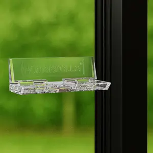 2-Pack Sliding Door Lock for Sliding Glass Doors & Windows - Security Child Proof Sliding Glass Door Lock