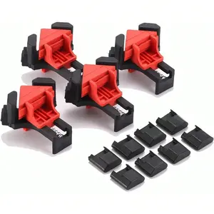 90 Degree Corner Clamps,Wood Working Tools, 4PCS Right Angle Clamps, Clip Clamp Tool For Woodworking Corner Clip Fixer Corner,Woodworking Gifts For Men