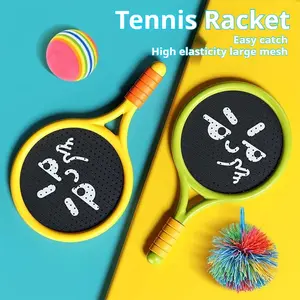Badminton Racket and Shuttlecock Set, Indoor Outdoor Sports Equipment, School Sports, Birthday Party, Back-To-School Gift, Random Ball Color