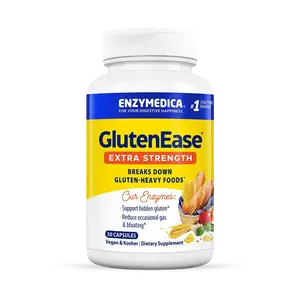 Enzymedica - GlutenEase Extra Strength, Complete Gluten & Casein Digestion with Digestive Enzymes + DPP-IV,
