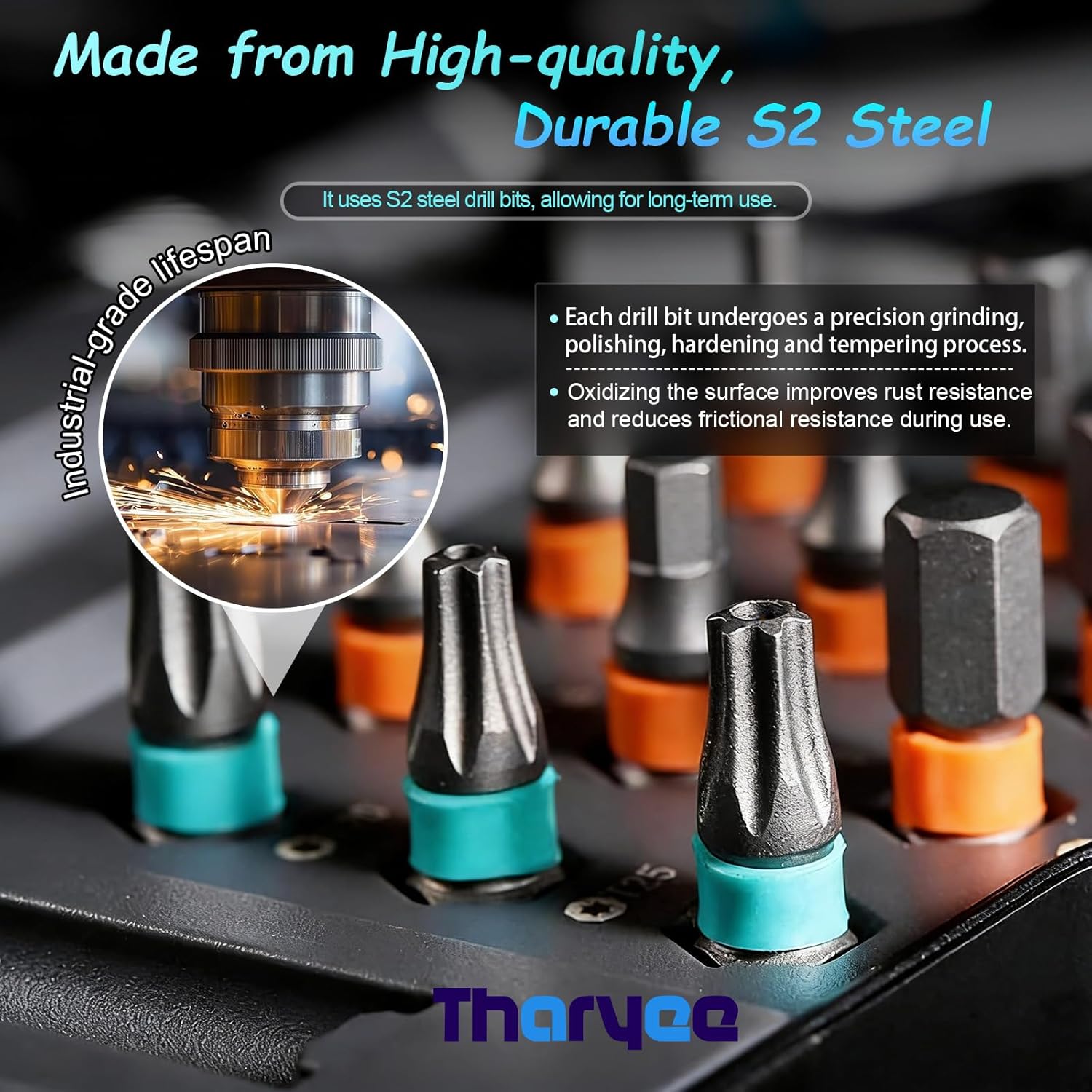 24-Piece Magnetic Ratchet Screwdriver Set, S2 Steel Precision Bits, Portable Hard Case Tool Kit for DIY, Home Repair, PC Building, Bike Maintenance, Watch & Electronics Repair