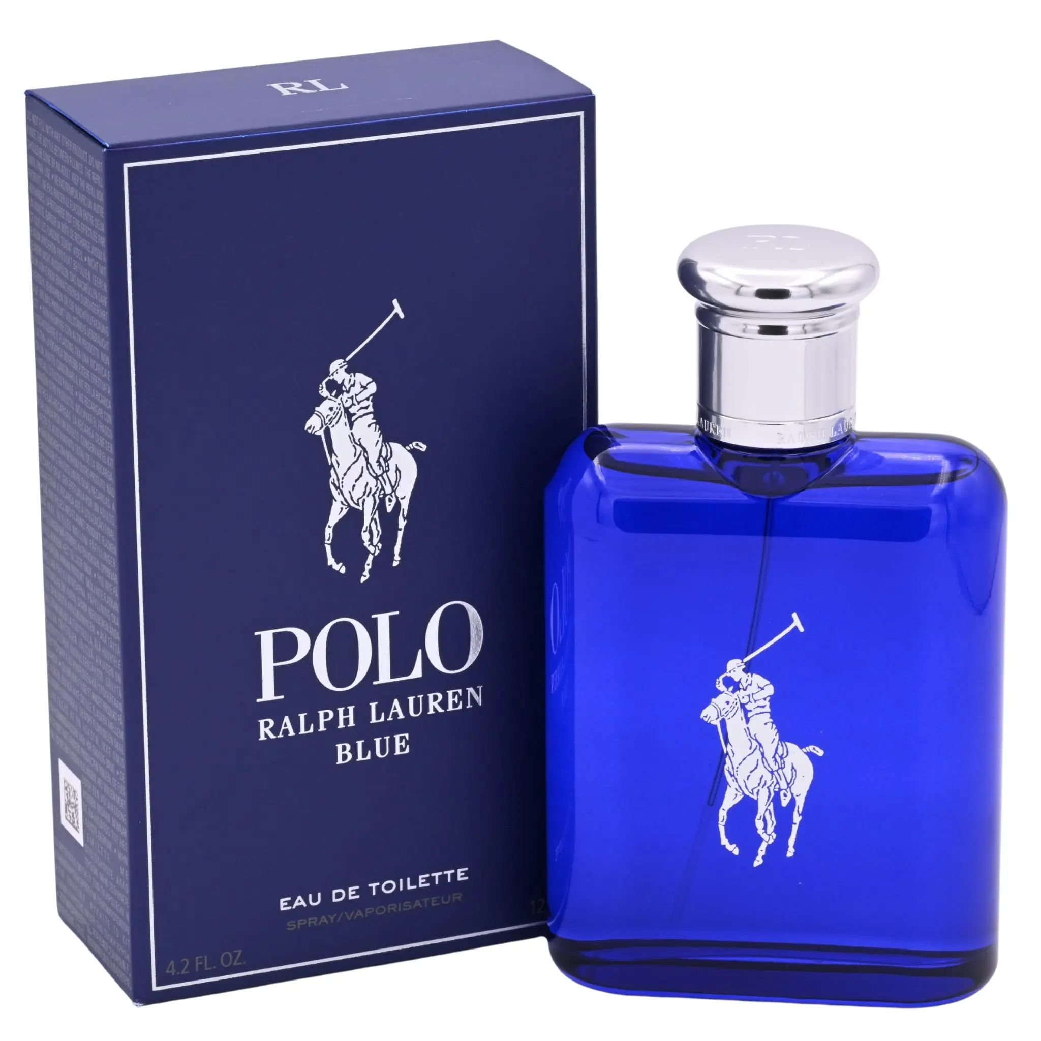 Ralph Lauren Polo Blue Men's EDT Cologne - Invigorating Light Blue Perfume with Melon, Basil, Watermelon Notes, 4.2 fl oz EDP Spray, Fragrance Cologne, Cologne Spray