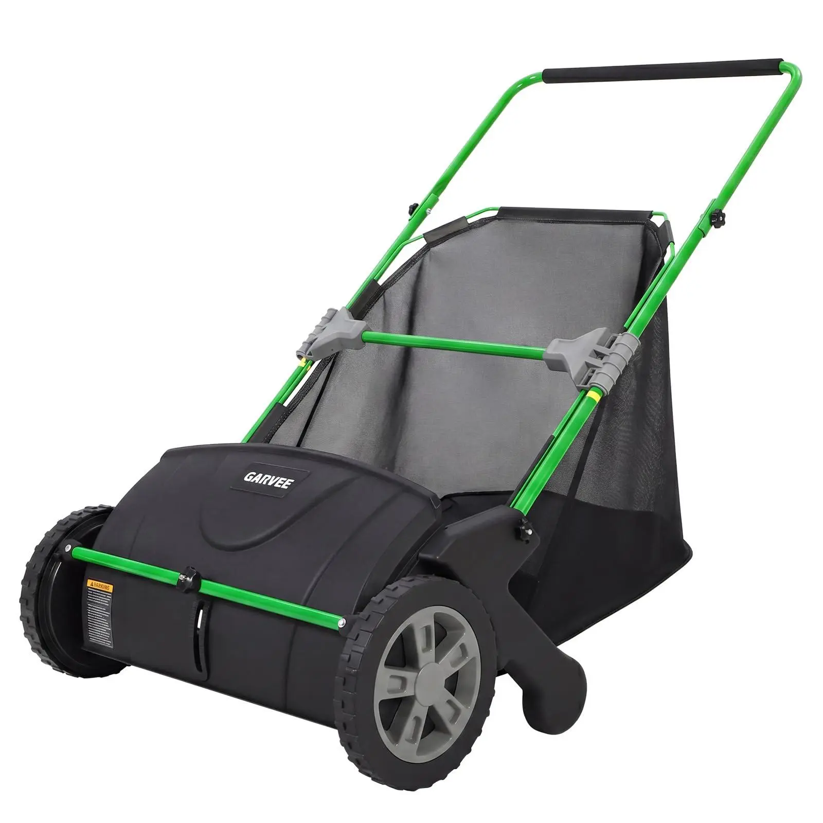 Garvee Effortless Manual Push Lawn Mower – Precision Cutting for Backyard, Garden & Outdoor Lawn Care – Lightweight, Easy Operation – Durable Steel Blades - Green